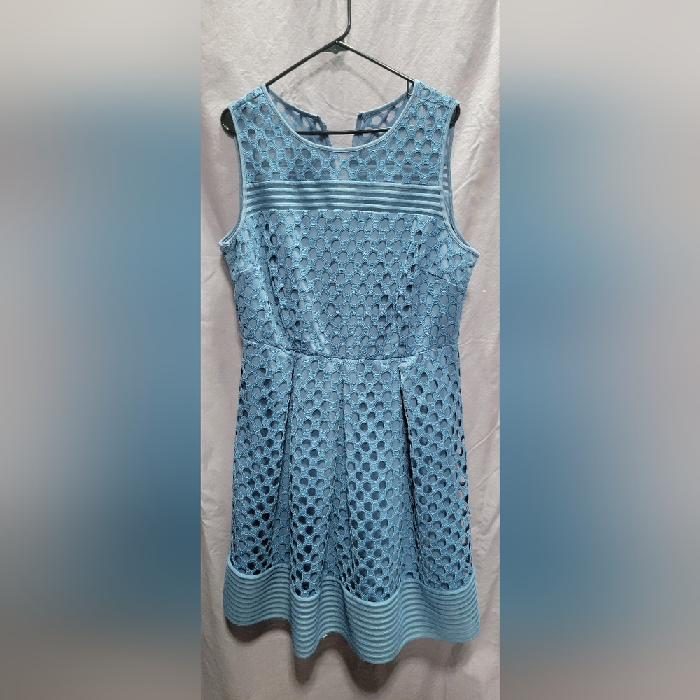 Lane Bryant Blue Sleeveless Dress